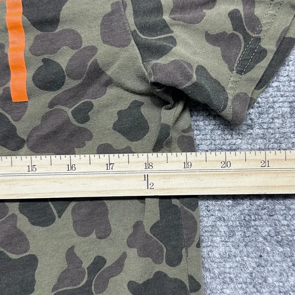 Carhartt Youth Large 14-16 Camo T-Shirt Green Brown‎ Logo Tee Outdoor Hunting